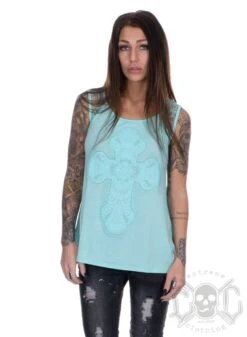 Angels & Diamonds Mint Blue Tee