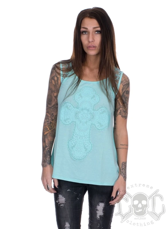 Angels & Diamonds Mint Blue Tee 1 Angels & Diamonds Mint Blue Tee