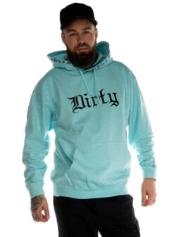 Dirty Amsterdam Herr Hoodie, Ocean Blue