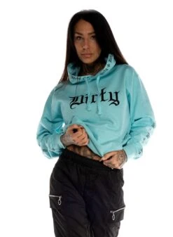 Dirty Amsterdam Hoodie, Ocean Blue -Straßenmode Kleidung dirty amsterdam hoodie ocean blue 3