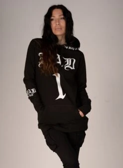 Dirty Bad 1 Long Hoodie, Black -Straßenmode Kleidung dirty bad 1 long hoodie black 2