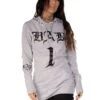 Dirty Bad 1 Long Hoodie, Grey