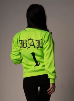Dirty Bad 1 Sweatshirt, Neon Green -Straßenmode Kleidung dirty bad 1 sweatshirt neon green 3