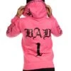 Dirty Bad 1 Women Slim Fit Hoodie, Pink