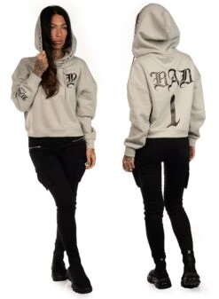 Dirty Bad One Cropped Hoodie, Green -Straßenmode Kleidung dirty bad one cropped hoodie green 3