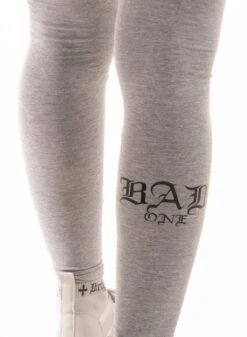 Dirty Bad One Leggings, Grå -Straßenmode Kleidung dirty bad one leggings gra 2