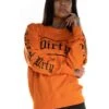 Dirty BF Fit Sweatshirt, Orange