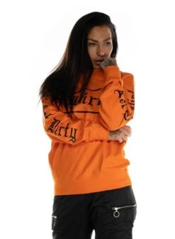 Dirty BF Fit Sweatshirt, Orange -Straßenmode Kleidung dirty bf fit sweatshirt orange 3