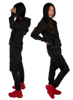 Dirty Black Cargo Tracksuit 9 Dirty Black Cargo Tracksuit -Straßenmode Kleidung dirty black cargo tracksuit 3