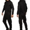 Dirty Black Cargo Tracksuit