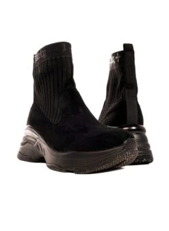 Dirty Black Lined Shoes