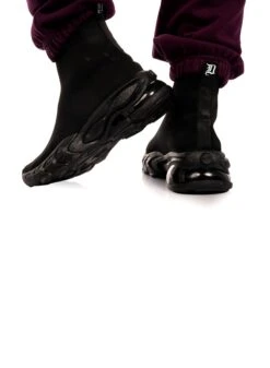 Dirty Black On Black Sneakers