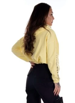 Dirty Chill Cropped Hoodie, Yellow -Straßenmode Kleidung dirty chill cropped hoodie yellow 2