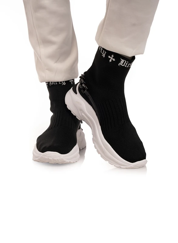 Dirty Clean Sneakers, Black N White 1 Dirty Clean Sneakers, Black N White