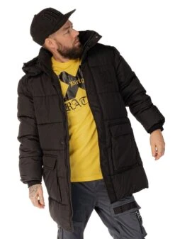 Dirty D Big Pufferjacket, Black -Straßenmode Kleidung dirty d big pufferjacket black 2