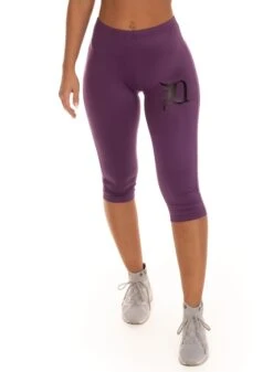 Dirty D Capri Pants, Purple