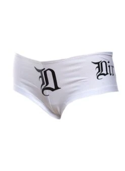 Dirty D Hotpants, White