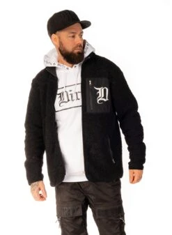 Dirty D Pile Fleece Jacket -Straßenmode Kleidung dirty d pile fleece jacket 3