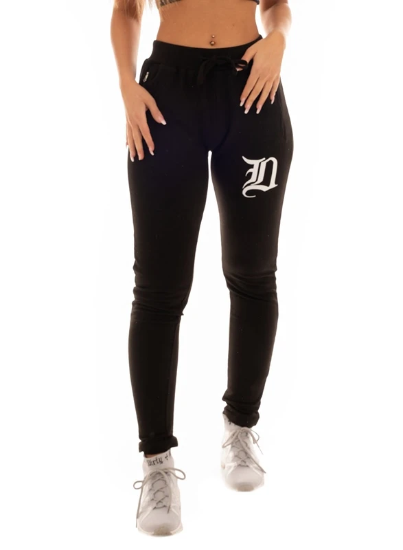 Dirty D Zipped SweatPants, Black 1 Dirty D Zipped SweatPants, Black