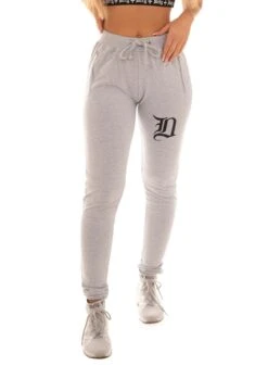 Dirty D Zipped SweatPants, Grey