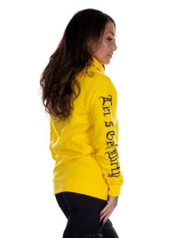 Dirty Girlie Hoodie, Yellow -Straßenmode Kleidung dirty girlie hoodie yellow 2