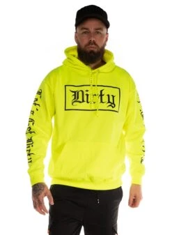 Dirty Herr Hoodie, Neon Yellow