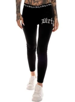 Dirty Leggings, Black N White