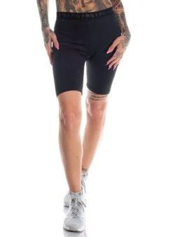 Dirty Short Leggings Black On Black