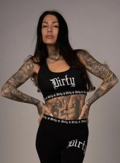 Dirty Top, Black -Straßenmode Kleidung dirty top black 3