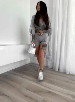 Dirty Top, Grå -Straßenmode Kleidung dirty top gra 2