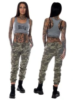 Dirty Top, Grå -Straßenmode Kleidung dirty top gra 4