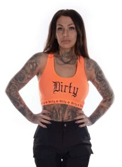 Dirty Top, Orange -Straßenmode Kleidung dirty top orange 3