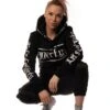 Dirty Unisex Hoodie, Black N White