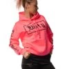 Dirty Unisex Hoodie, Neon Pink