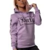 Dirty Unisex Hoodie, Purple N Black