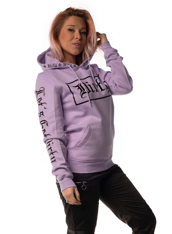 Dirty Unisex Hoodie, Purple N Black 7 Dirty Unisex Hoodie, Purple N Black – Bild 7