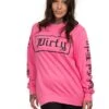 Dirty Unisex Sweatshirt, Bubblepink