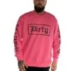 Dirty Unisex Sweatshirt, Bubblepink