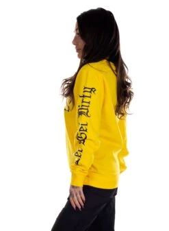 Dirty Unisex Sweatshirt, Yellow -Straßenmode Kleidung dirty unisex sweatshirt yellow 2