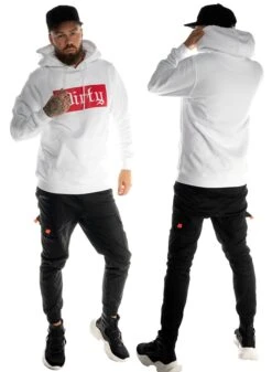 Dirty White N Red Unisex Hoodie 9 Dirty White N Red Unisex Hoodie -Straßenmode Kleidung dirty white n red unisex hoodie 4
