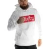 Dirty White N Red Unisex Hoodie