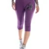 Dirty X-Rated Capri Pants, Purple