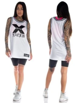 Dirty X-rated Unisex Mesh Linne, Vitt -Straßenmode Kleidung dirty x rated unisex mesh linne vitt 2
