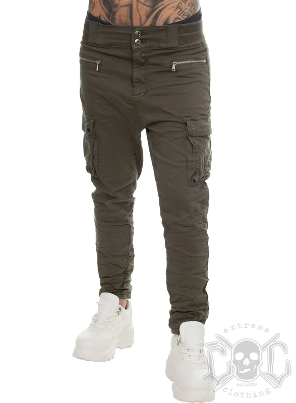 EXc Baggy Cargo Pants, Army 1 EXc Baggy Cargo Pants, Army