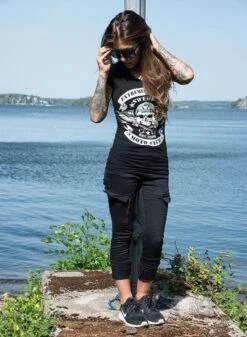 EXc Black Zipped Cargo Pants -Straßenmode Kleidung exc black zipped cargo pants 3