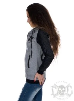 EXc Black/Grey Hoodie, Women -Straßenmode Kleidung exc blackgrey hoodie women 5