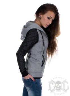 EXc Black/Grey Hoodie, Women -Straßenmode Kleidung exc blackgrey hoodie women 6