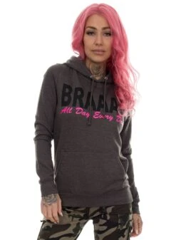 EXc Braaap All Day Every Day - Grey, Black N Pink