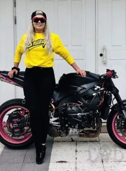 EXc Braaap Sweatshirt, Yellow -Straßenmode Kleidung exc braaap sweatshirt yellow 3