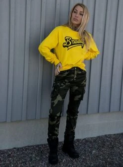 EXc Braaap Sweatshirt, Yellow -Straßenmode Kleidung exc braaap sweatshirt yellow 6